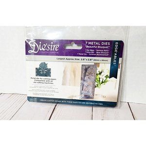 Die'sire Edge'ables  Metal Dies Beautiful Bouquet  by Crafters Companion 7 piece